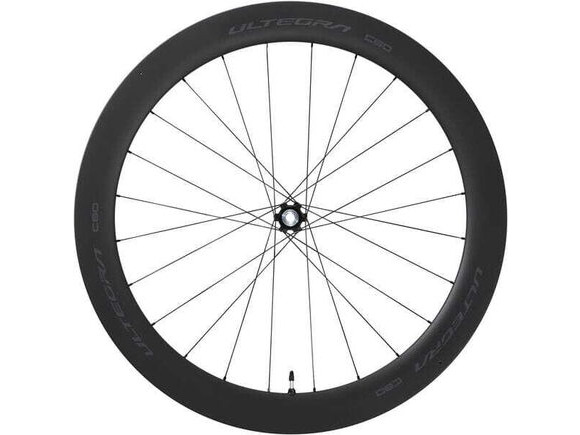 SHIMANO WH-R8170-C60-TL Ultegra disc Carbon clincher 60 mm, front 12x100 mm click to zoom image