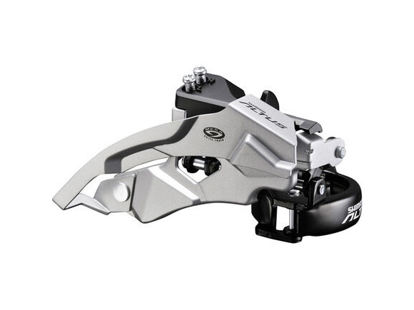 SHIMANO FD-M370 Altus 9speed front derailleur, top swing, dual-pull click to zoom image