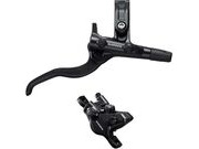 SHIMANO BR-MT410/BL-M4100 Deore bled brake lever/post mount 2 pot calliper Front Right Black  click to zoom image