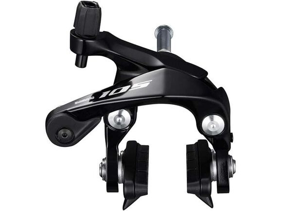 SHIMANO BR-R7000 105 brake callipers, 49 mm drop, black, rear click to zoom image