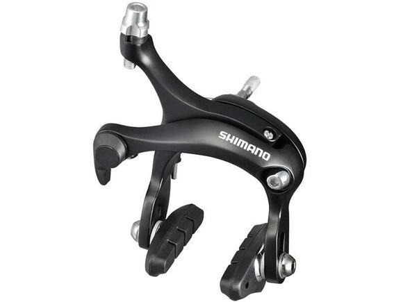 SHIMANO BR-R451 dual-pivot brake calliper, 57mm drop, front, black click to zoom image