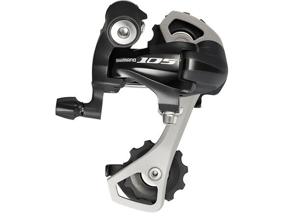 SHIMANO RD-5701 105 10speed rear derailleur, GS, max 32T with double c/set, black click to zoom image