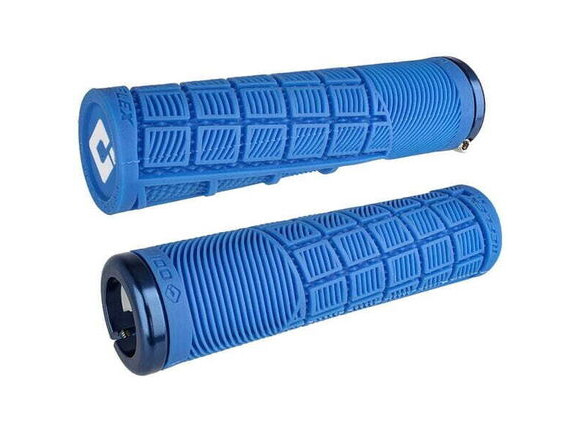 ODI Reflex MTB Lock On Grips 135mm - Blue click to zoom image