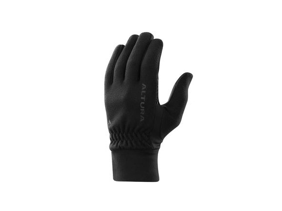Altura Microfleece Windproof Glove 2018: Black click to zoom image