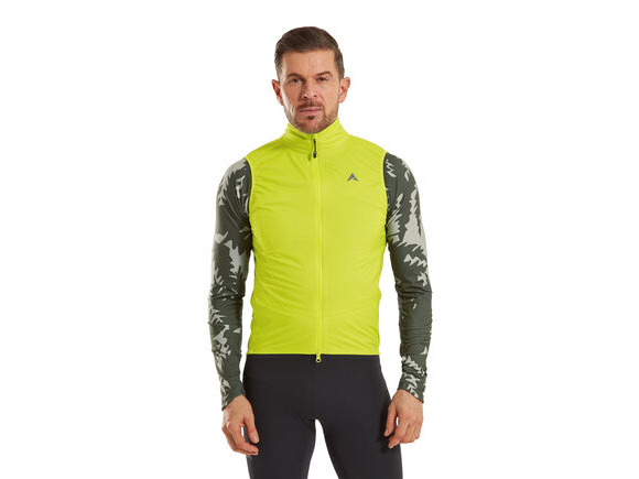 ALTURA Men's Icon Pocket Rocket Waterproof Packable Gilet Lime click to zoom image