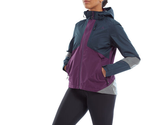 ALTURA Nightvision Typhoon Women's Waterproof Jacket Navy/Purple click to zoom image