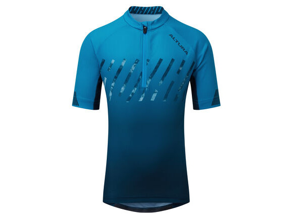 ALTURA Kids Airstream Short Sleeve Cycling Jersey Blue click to zoom image