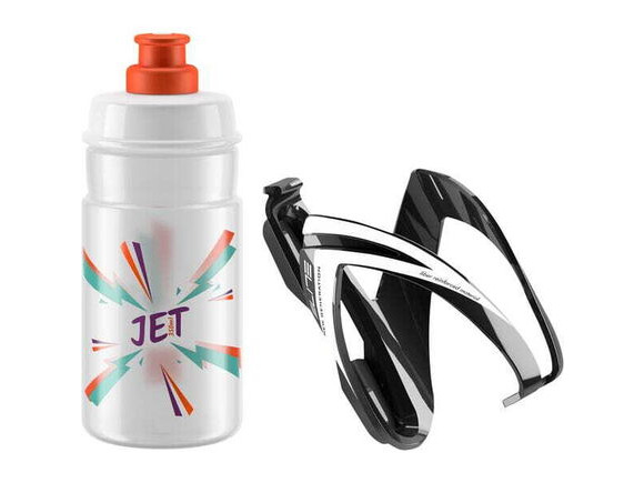 ELITE Ceo Jet youth bottle kit includes cage and 66 mm, 350 ml bottle orange click to zoom image