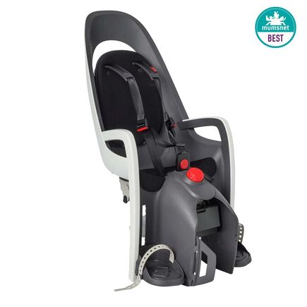 HAMAX Caress Rear Pannier Rack Mount Childseat White/Black click to zoom image