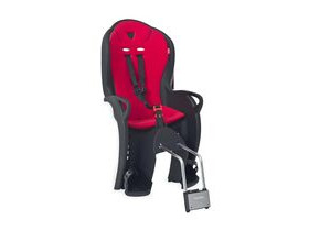 HAMAX Kiss Child Bike Seat 2024: Black/Red