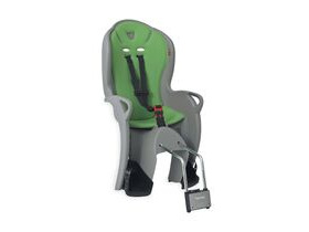 HAMAX Kiss Medium Child Bike Seat Grey/Green