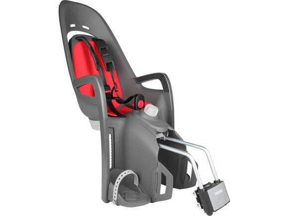 HAMAX Zenith Relax Child Bike Seat Grey/Red click to zoom image