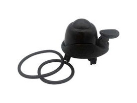 M Part Bell with straps black, carded