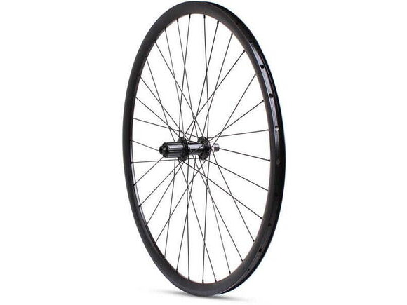 M PART Road Rear Wheel Shimano Tiagra CL Hub TA 142x12mm 28mm Aero Rim black 700c click to zoom image