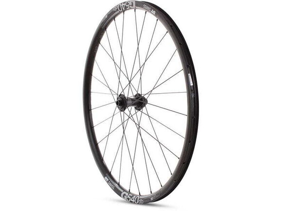 M PART Gravel Front Wheel DT 370 CL Hub TA 100x12mm G 540 Rim TLR black 27.5 inch click to zoom image