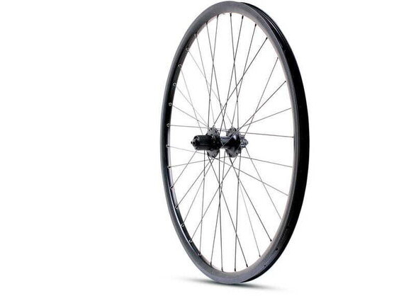 M PART Gravel Rear Wheel Shimano Deore 6 Bolt Hub QR 135mm 700c TLR Rim black click to zoom image