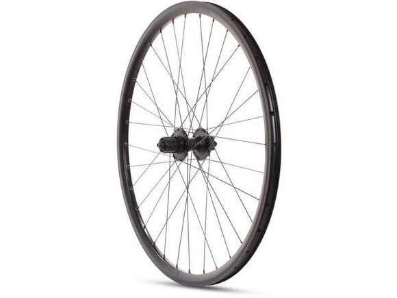 M PART Gravel Rear Wheel Shimano Deore 6 Bolt Hub QR 135mm 27.5 inch TLR Rim black click to zoom image