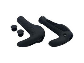 M PART Ergo Comfort grips with barend, black