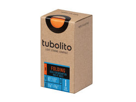 TUBOLITO Tubolito Tubo Folding Bike 42mm Presta Valve in Orange (16/18 x 1 1/8 - 1 3/8")