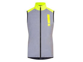 HUMP Men's Ultra Reflect Gilet - Silver Reflect / Hi-Viz Yellow