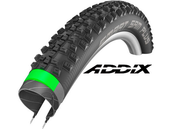 SCHWALBE Addix Smart Sam Plus GreenGuard SnakeSkin (Wired) 26X2.1 26 x 2.10" click to zoom image