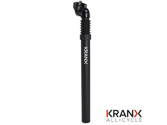 KranX 27.2mm Micro Suspension Alloy 350mm Seatpost in Black click to zoom image