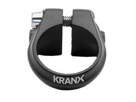 KranX 31.8mm Seat Clamp With Carrier Mount Eyelets in Black