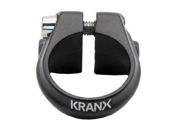 KranX 31.8mm Seat Clamp With Carrier Mount Eyelets in Black click to zoom image