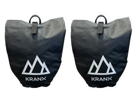 KranX Grampian Waterproof Panniers (Pair) Black