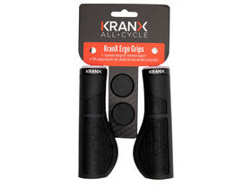 KranX Ergo Lock-on Handlebar Grips in Black