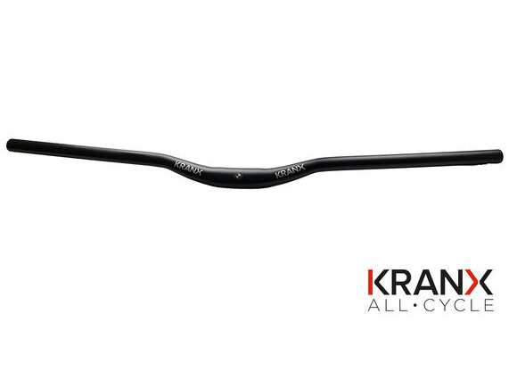 KranX 31.8mm Riser Alloy Handlebars in Black. Size: 800mm click to zoom image