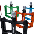 KranX Trail Luxe Alloy Platform Sealed Bearing Pedal Silver click to zoom image