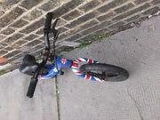 SECOND HAND Frog Tadpole Union Jack click to zoom image