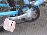 SECOND HAND Raleigh Pop 18 Light Blue click to zoom image