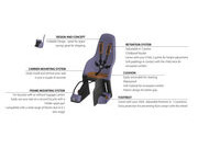 Polisport Minia Compact Adjustable FF Child Seat in Black click to zoom image