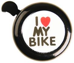 ADIE I Love My Bike Black Classic Bell
