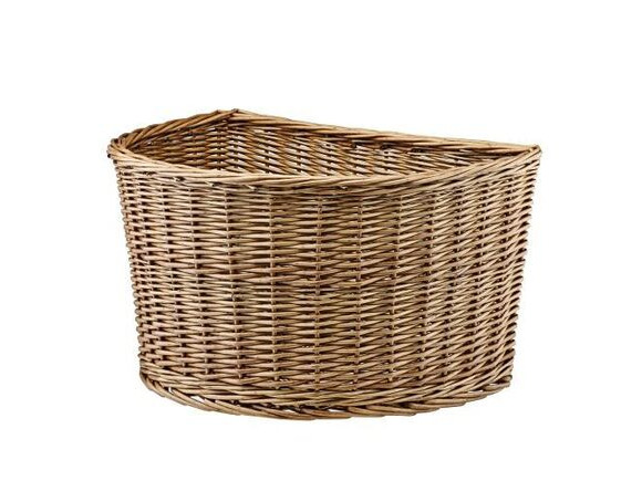 ADIE 18' D Shape Wicker Basket click to zoom image