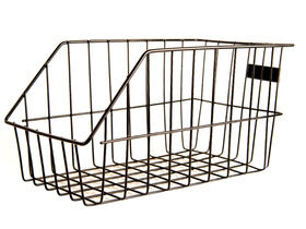 ADIE Large Wire Rear Basket in Black