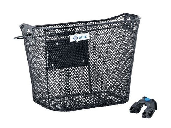 ADIE Mesh Basket in Black Includes Snap Fit Bracket click to zoom image