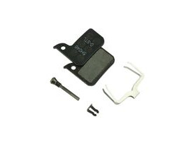 Sram Disc Brake Pads - Asymmetric Organic/Steel (Quiet) ? Monoblock - Hydraulic Road Disc, Level A1 (2017-2019):