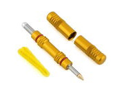 Dynaplug Racer Pro tubeless bicycle tyre repair kit  Gold  click to zoom image
