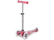 MICRO Mini Micro Deluxe LED Scooter Glitter Pink click to zoom image