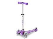 MICRO Mini Micro Deluxe LED Scooter Glitter Purple click to zoom image