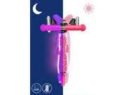MICRO Mini Micro Deluxe LED Scooter Glow Pink click to zoom image