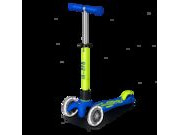 MICRO Mini Micro Deluxe LED Scooter Neon Blue/Yellow click to zoom image