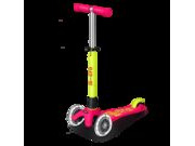 MICRO Mini Micro Deluxe LED Scooter Neon Pink/Yellow click to zoom image