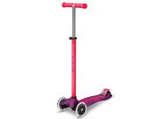 MICRO MAXI MICRO DELUXE LED SCOOTER  Neon Pink  click to zoom image