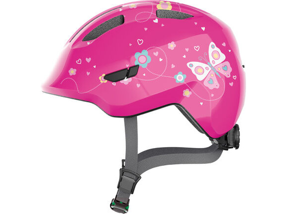 ABUS Smiley 3.0 Kids Leisure Helmet in Pink Butterfly click to zoom image