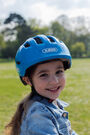 ABUS Smiley 3.0 Kids Leisure Helmet in Shiny Blue click to zoom image