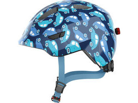 ABUS Smiley 3.0 LED Kids Leisure Helmet in Blue Car